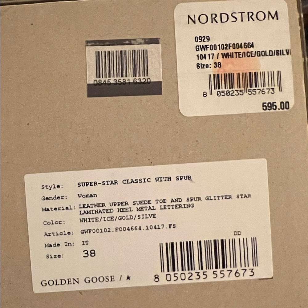 Golden Goose Superstar White Sneakers - Picture 9 of 9